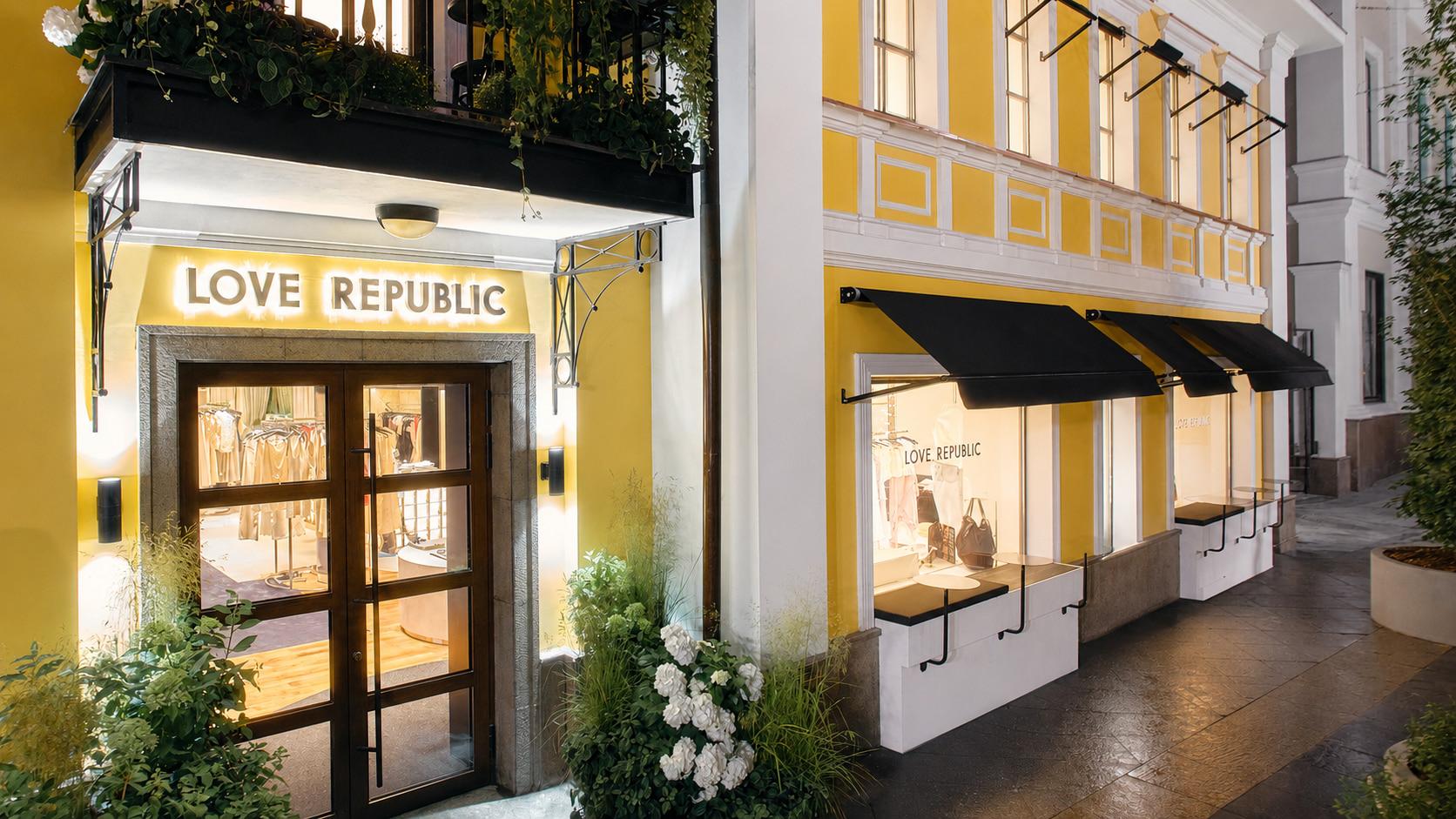 Флагманский pop-up Love Republic Maison в Столешниковом переулке